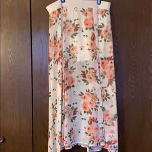 Spring skirt with built in shorts